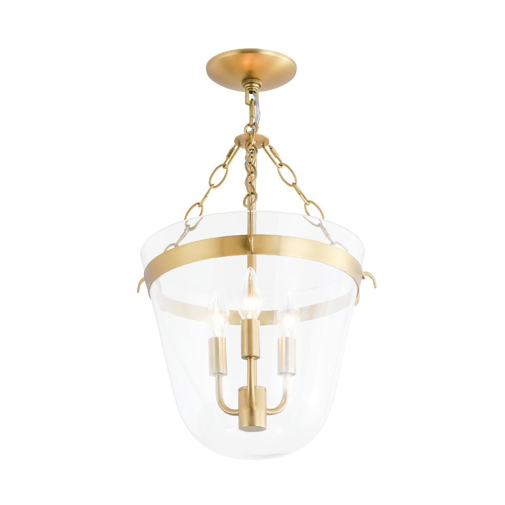 Fyrsta Postmodern luxury Glass Pendant / Semi Flush Ceiling Light