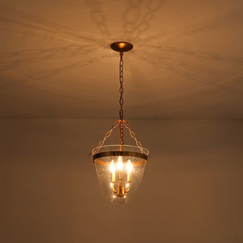 Fyrsta Postmodern luxury Glass Pendant / Semi Flush Ceiling Light