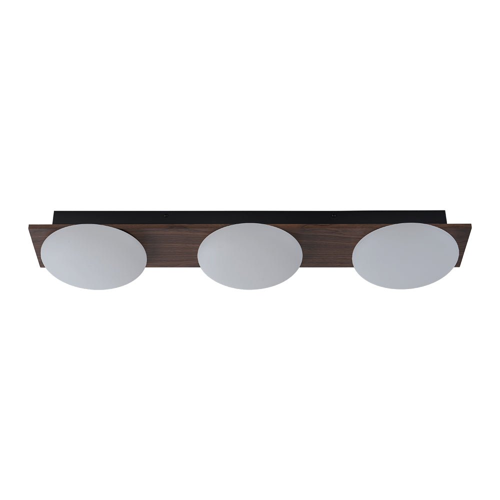 Ulfuva LED Rustic Linear Metal Flush Mount Light