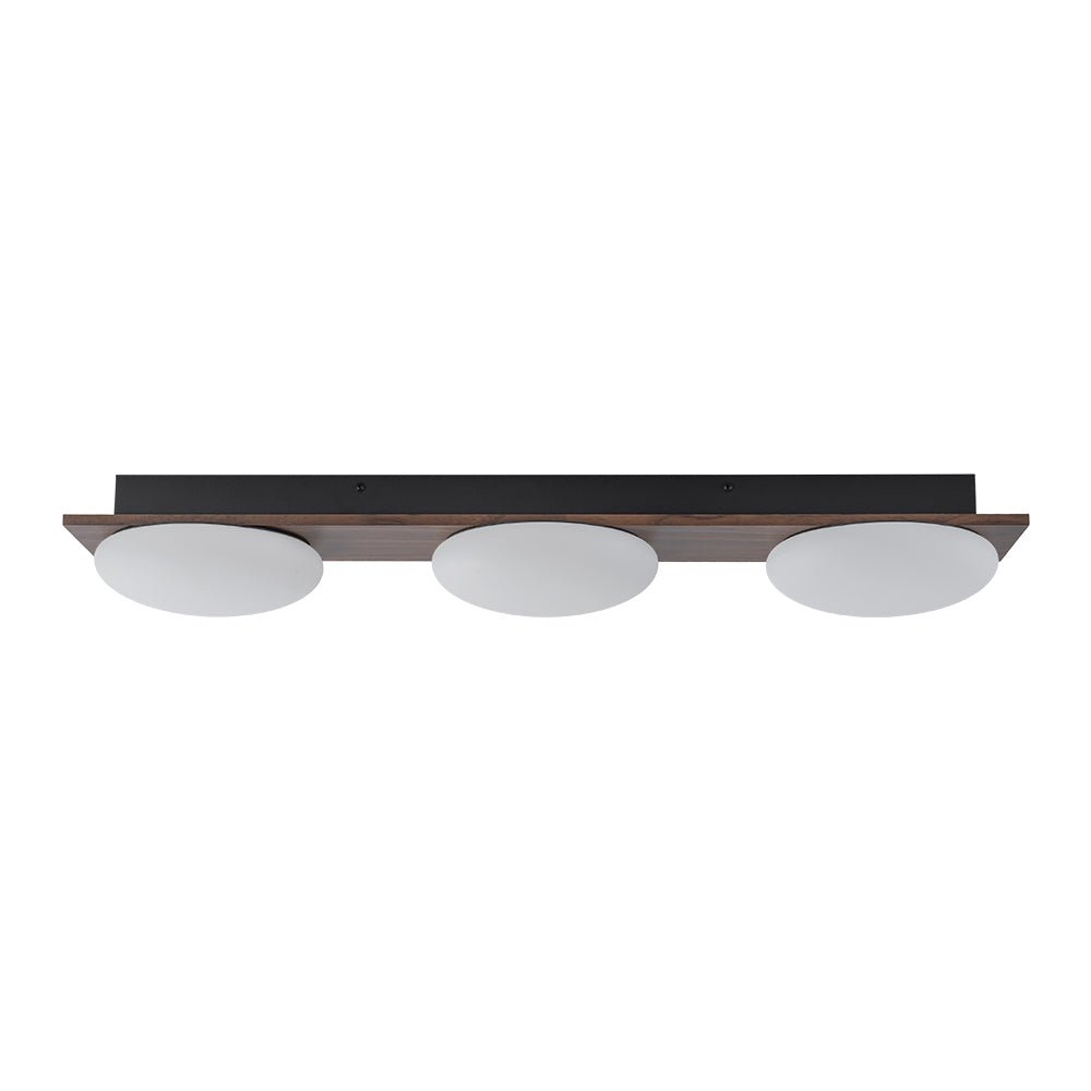 Ulfuva LED Rustic Linear Metal Flush Mount Light