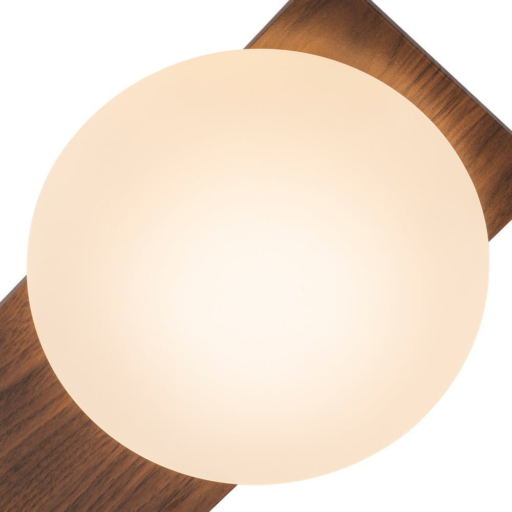 Ulfuva LED Rustic Linear Metal Flush Mount Light