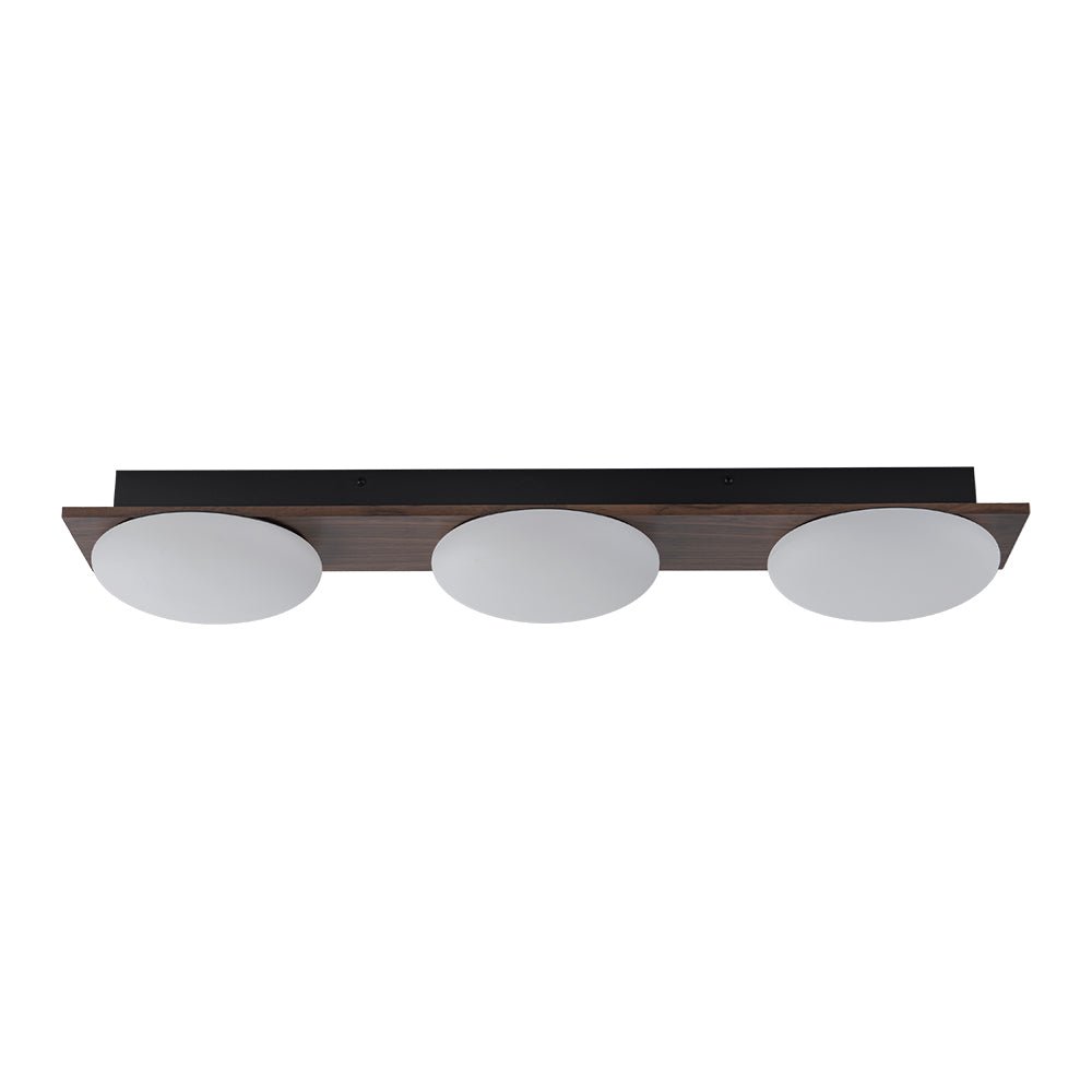 Ulfuva LED Rustic Linear Metal Flush Mount Light