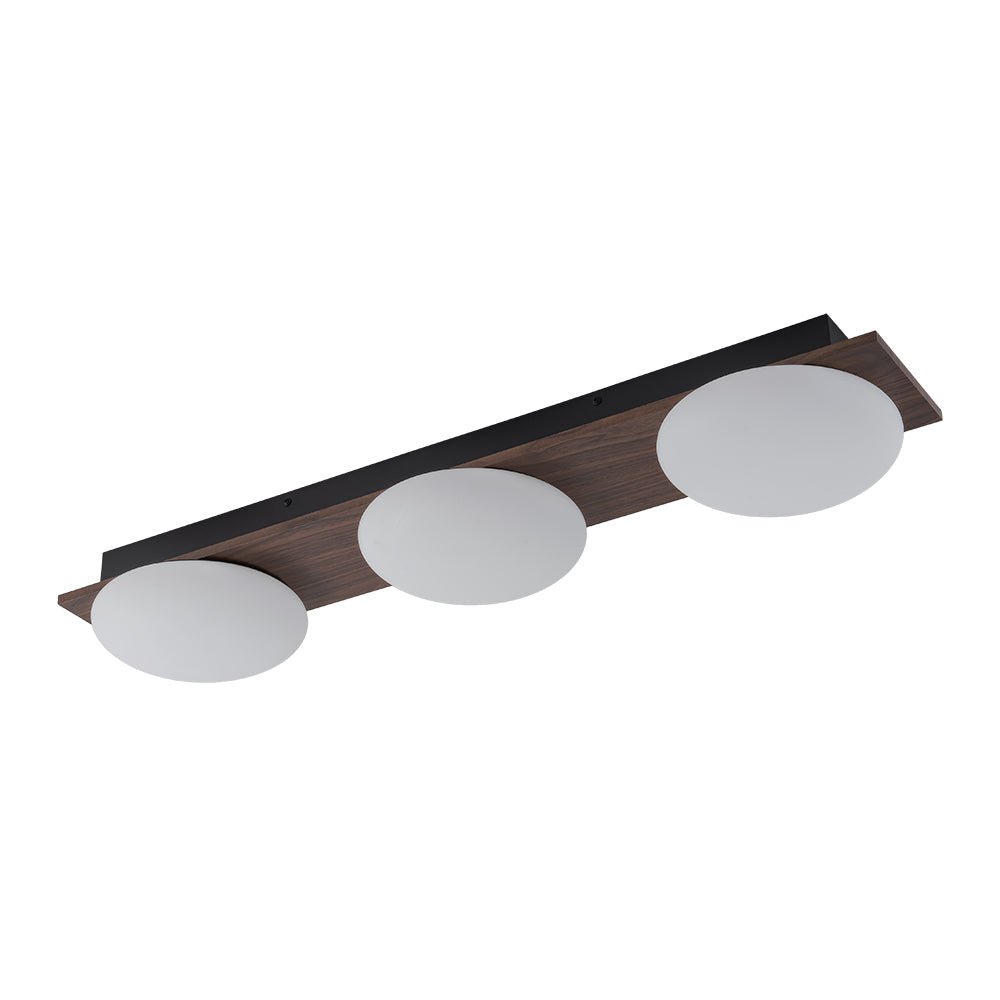 Ulfuva LED Rustic Linear Metal Flush Mount Light