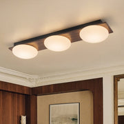 Ulfuva LED Rustic Linear Metal Flush Mount Light