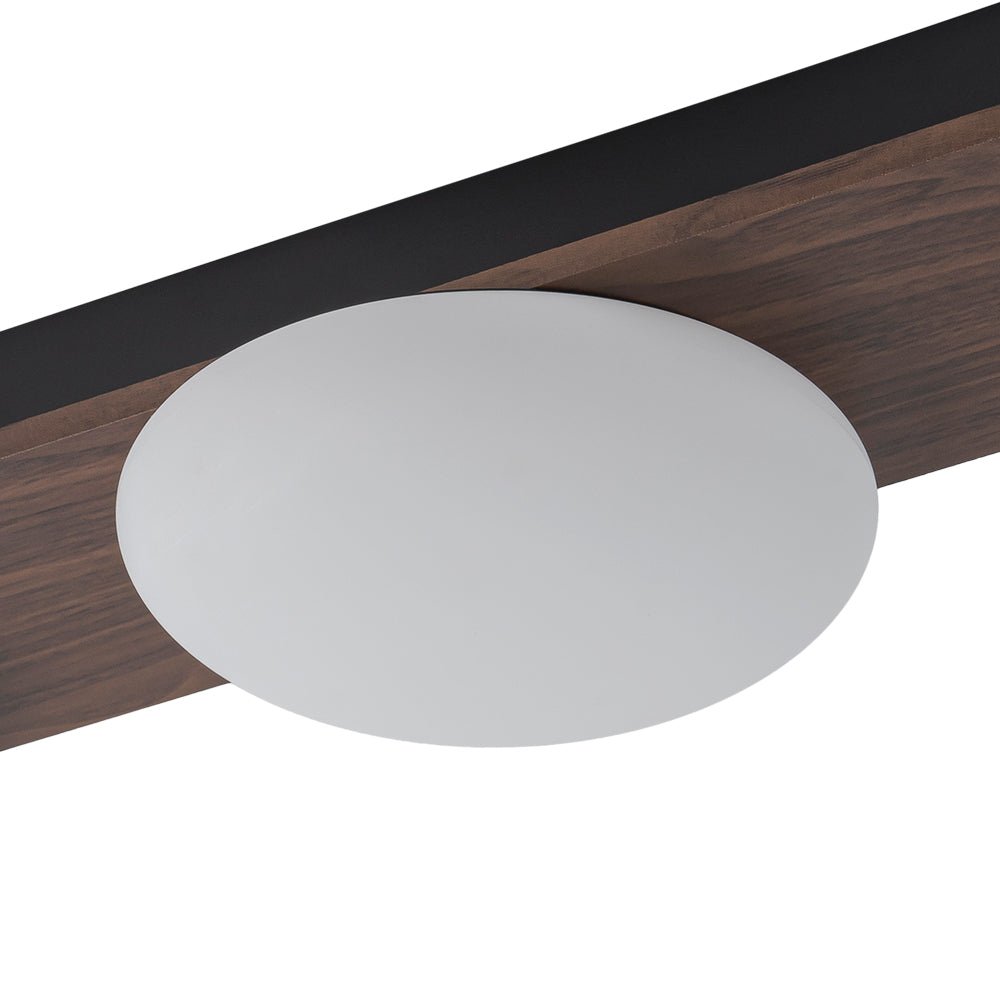 Ulfuva LED Rustic Linear Metal Flush Mount Light