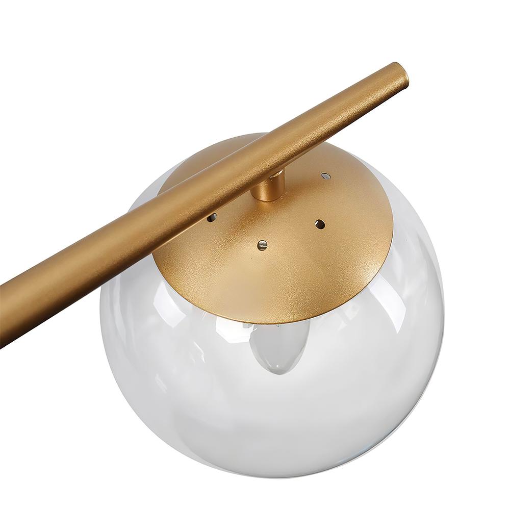 Tindur Globe Modern Metal Vanity Wall Light