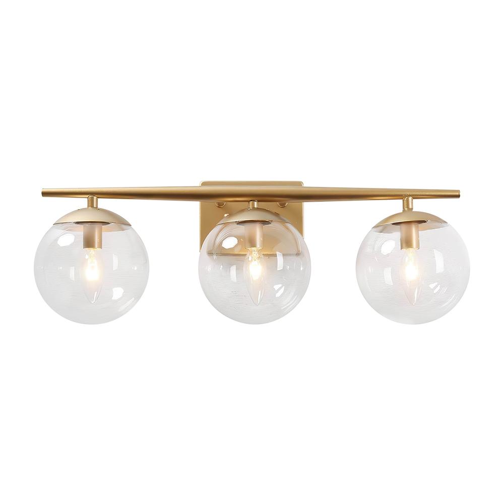 Tindur Globe Modern Metal Vanity Wall Light