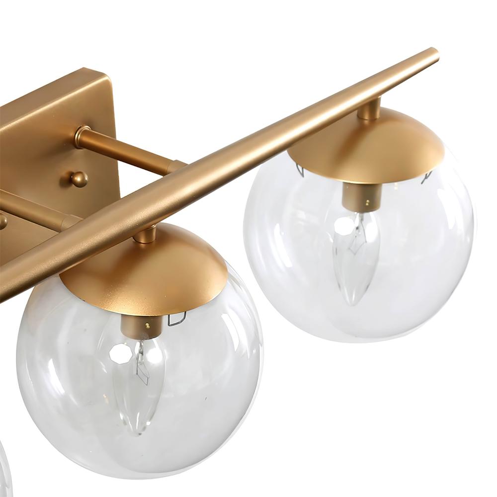 Tindur Globe Modern Metal Vanity Wall Light