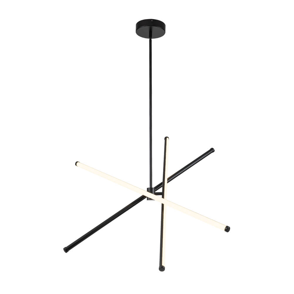 Jarnsid Modern Sputnik Metal Chandelier - Lamp Copper