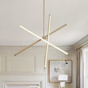 Jarnsid Modern Sputnik Metal Chandelier - Lamp Copper