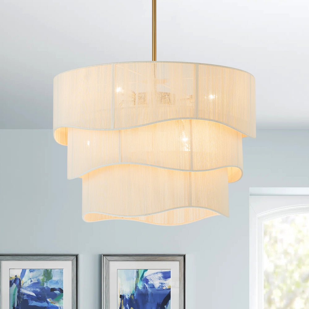 Lustia Traditional  Metal Thread Pendant Light