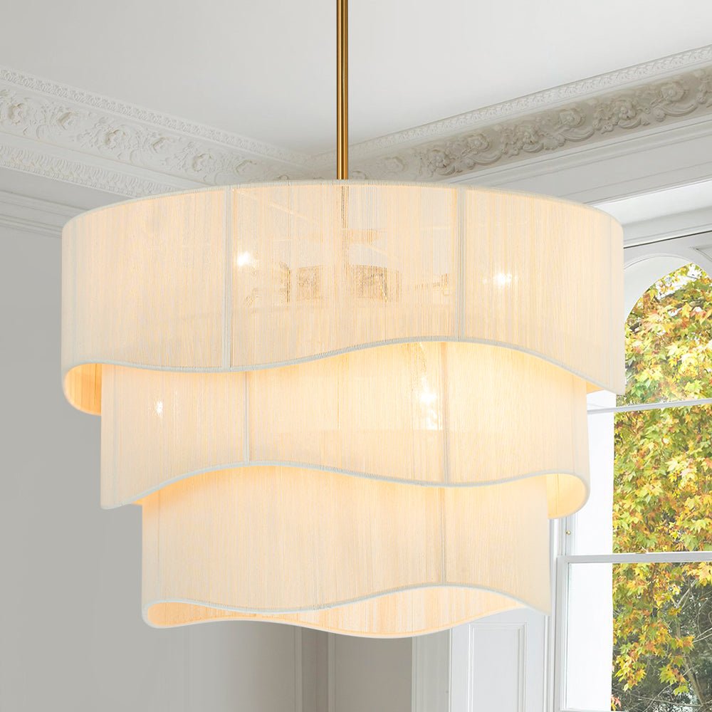 Lustia Traditional  Metal Thread Pendant Light