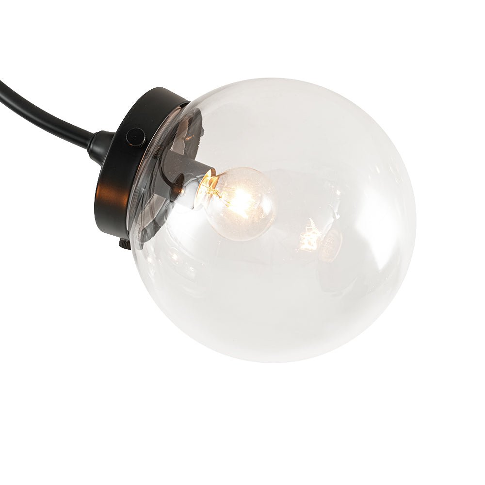 Ljomuva Bloom Globe Glass Semi Flush Mount Ceiling Light