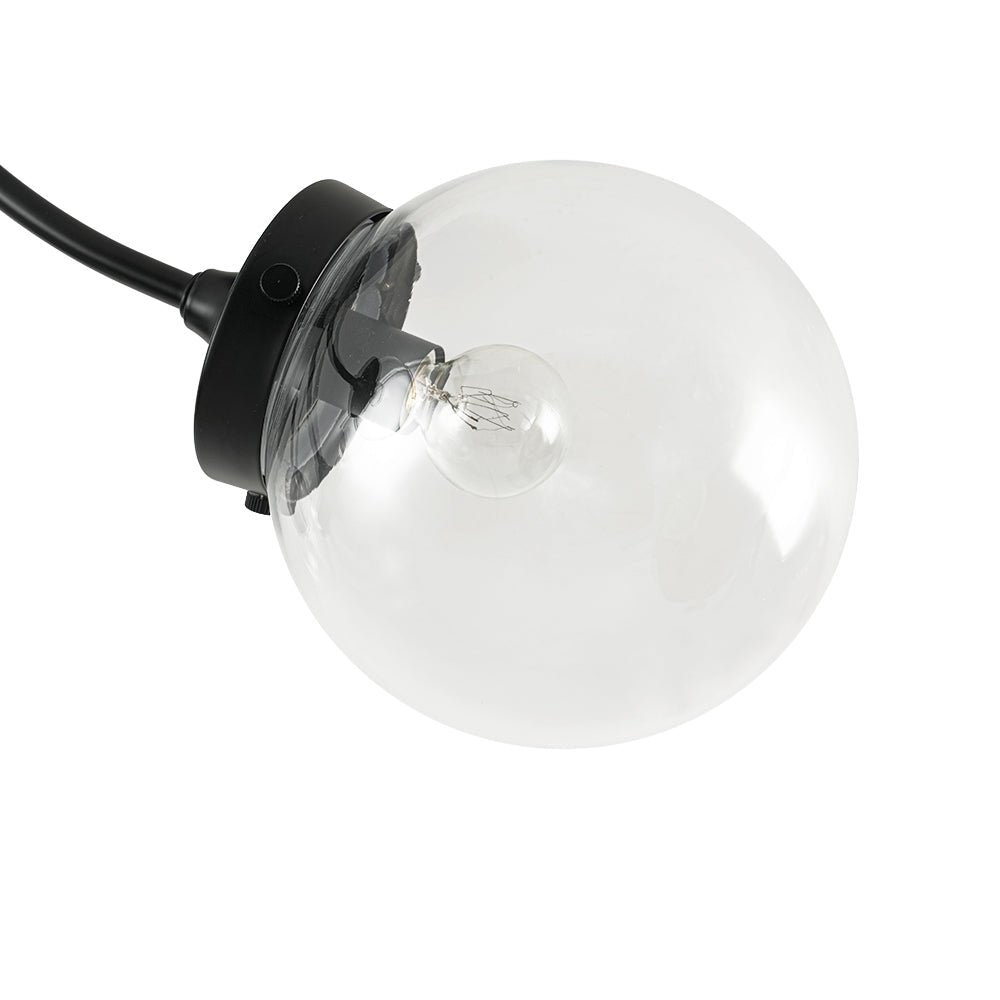 Ljomuva Bloom Globe Glass Semi Flush Mount Ceiling Light