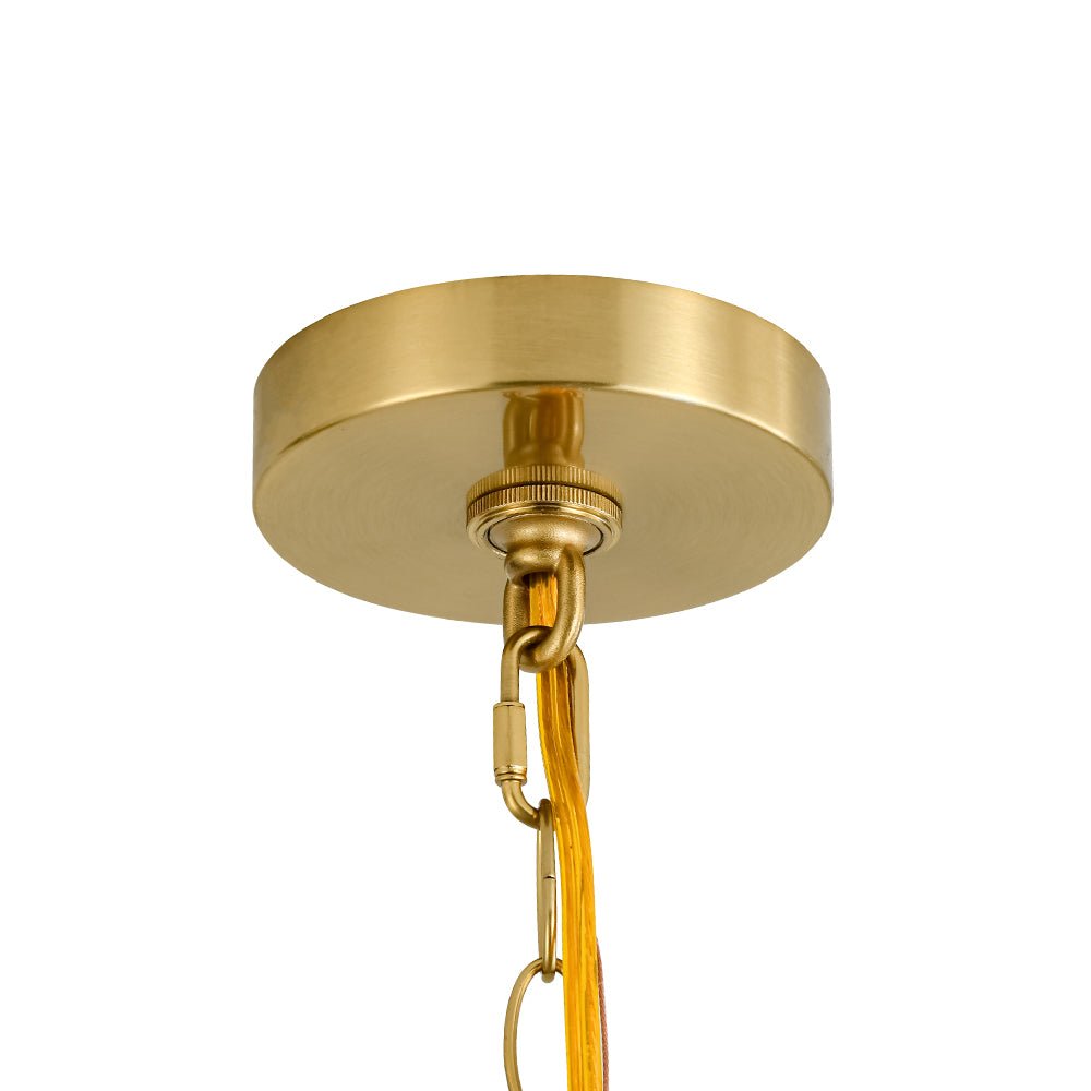 Eirikuva Candle Style Tiered Square Metal Lantern Pendant Light