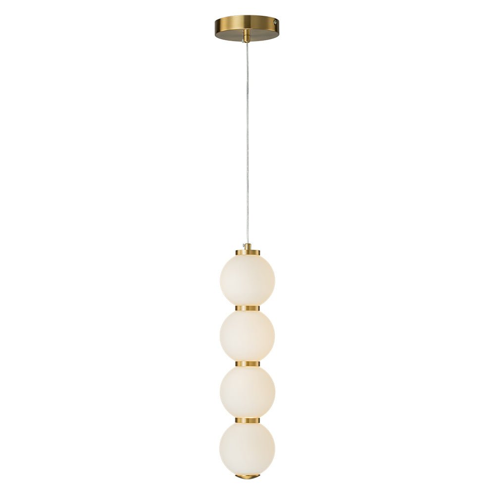 Alvuva LED Frosted Strand Glass Globe Pendant Light