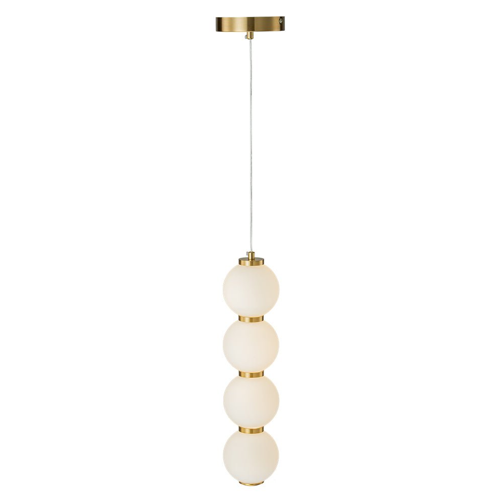 Alvuva LED Frosted Strand Glass Globe Pendant Light