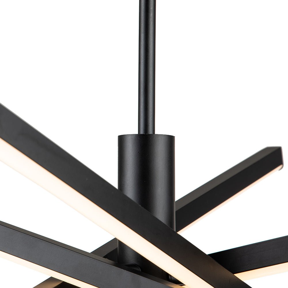 Sifulix LED Minimalist Sputnik Metal Chandelier