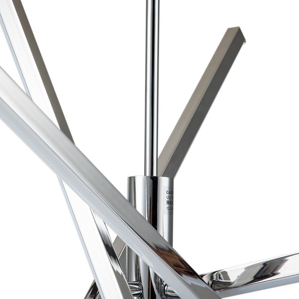 Sifulix LED Minimalist Sputnik Metal Chandelier