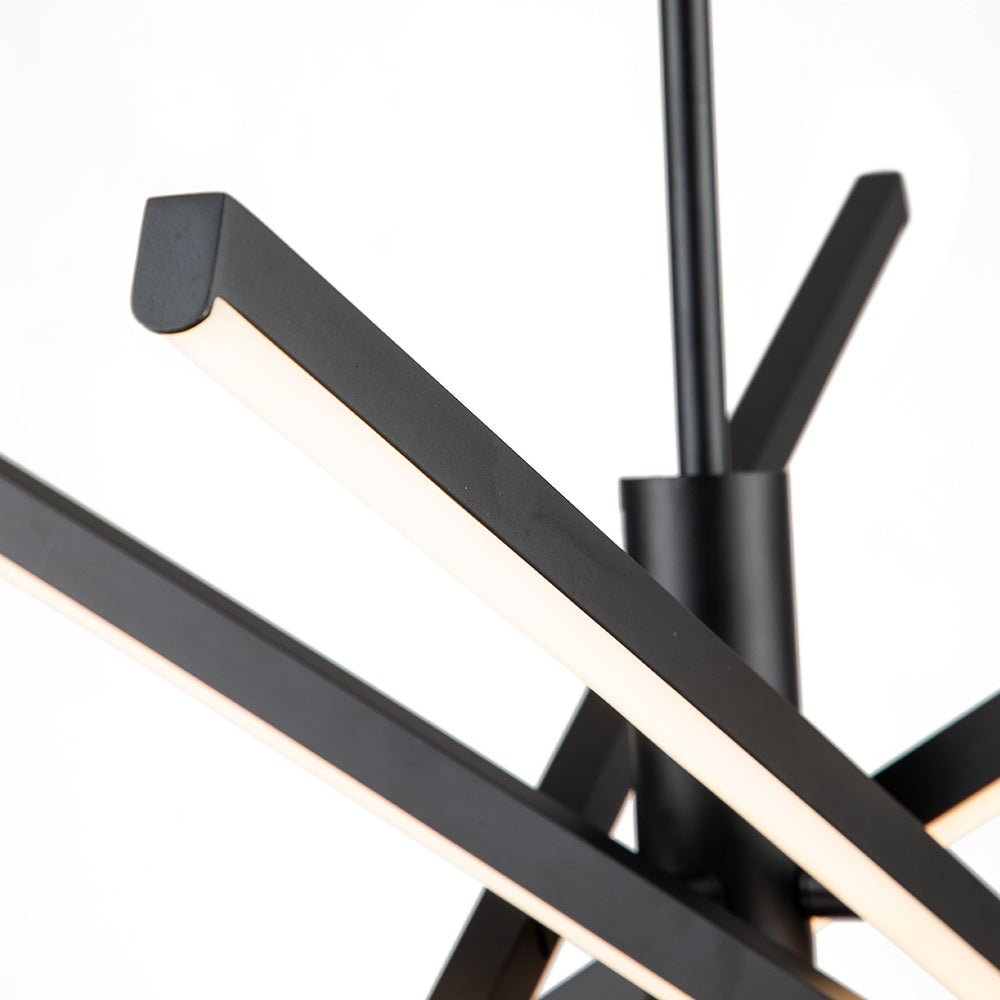 Sifulix LED Minimalist Sputnik Metal Chandelier