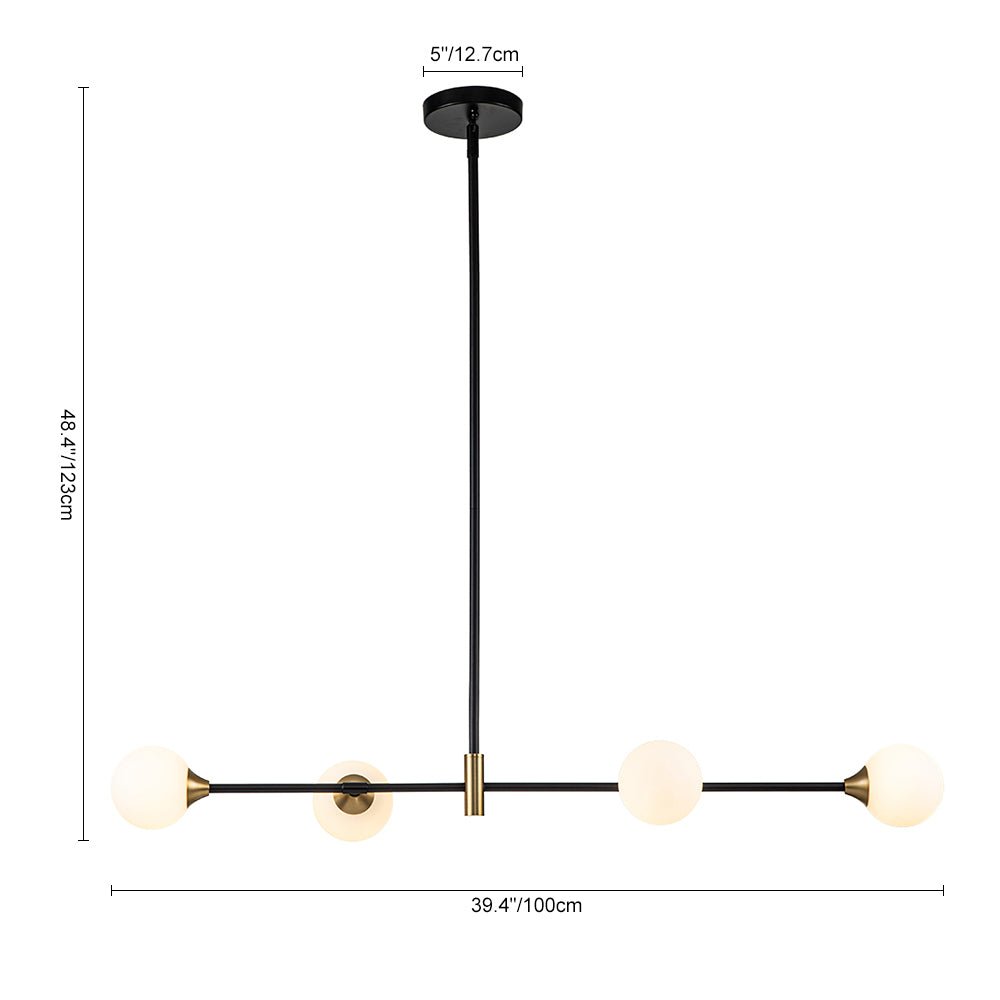 Xenuli Minimalist Opal Glass Pendant Light