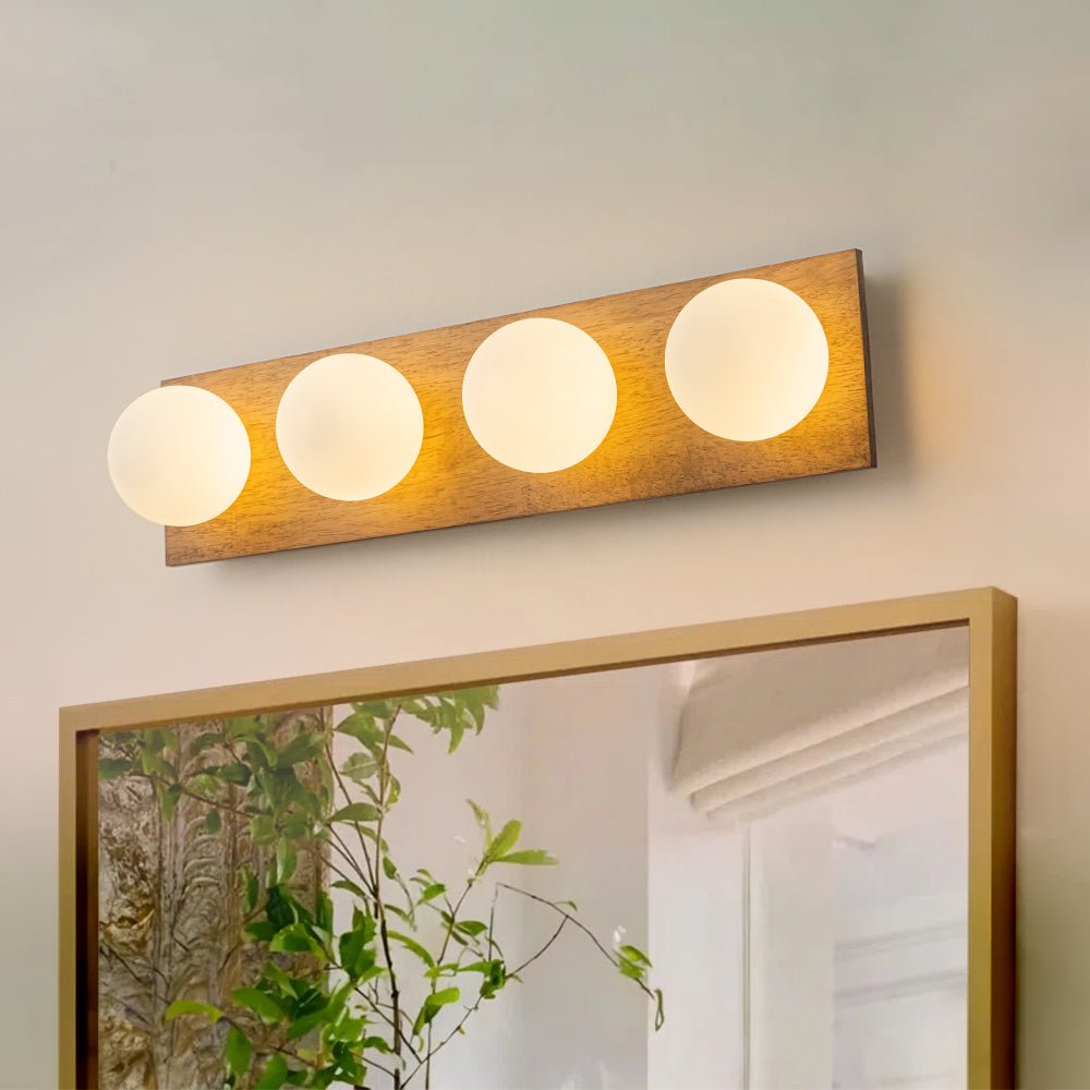 Gloruvyx Linear Opal Glass Semi Flush Mount / Wall Light