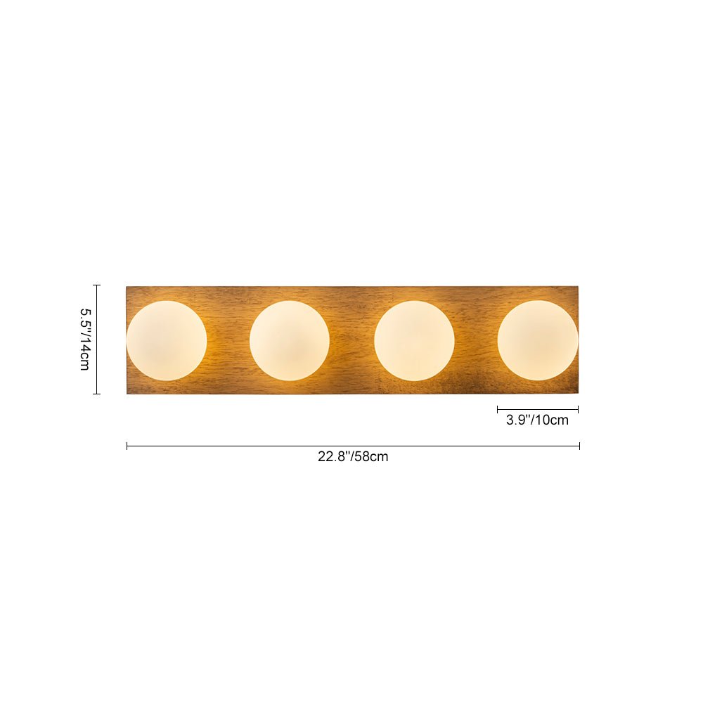 Gloruvyx Linear Opal Glass Semi Flush Mount / Wall Light