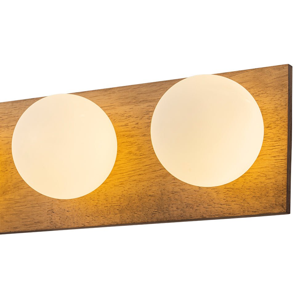 Gloruvyx Linear Opal Glass Semi Flush Mount / Wall Light
