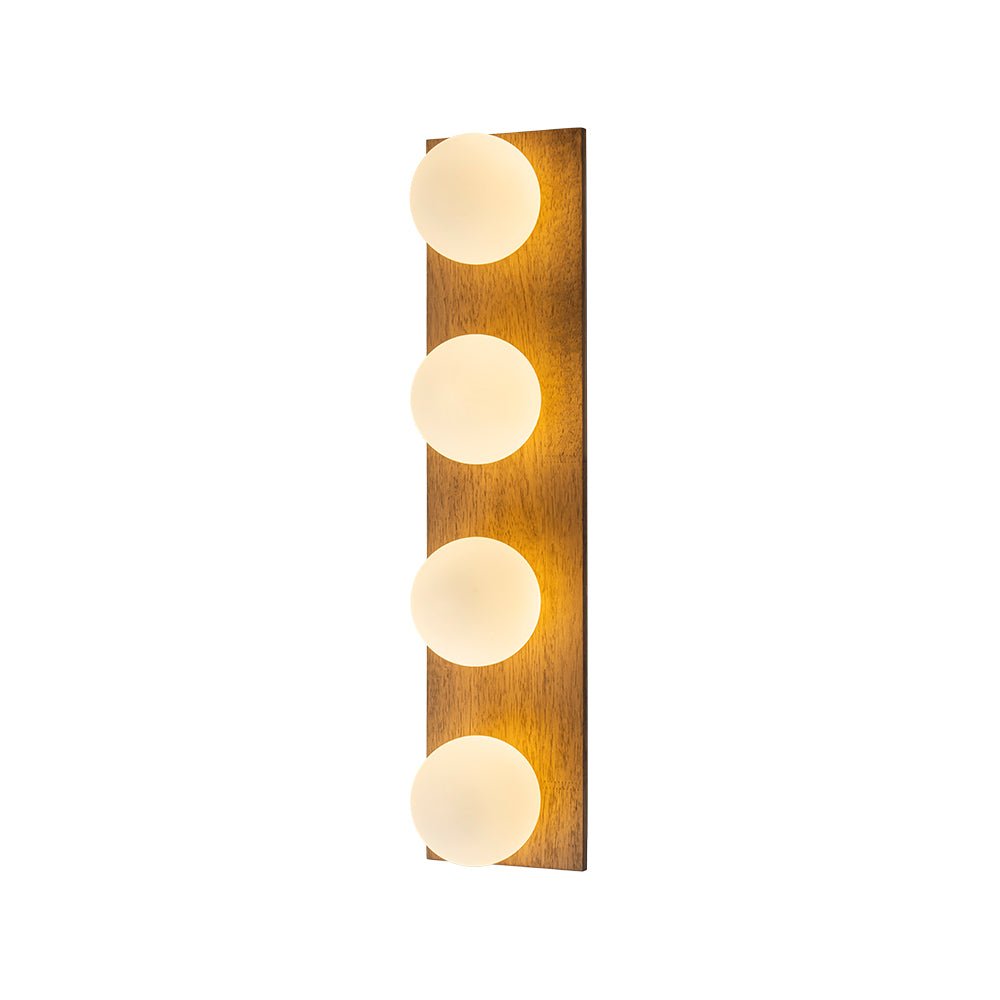 Gloruvyx Linear Opal Glass Semi Flush Mount / Wall Light