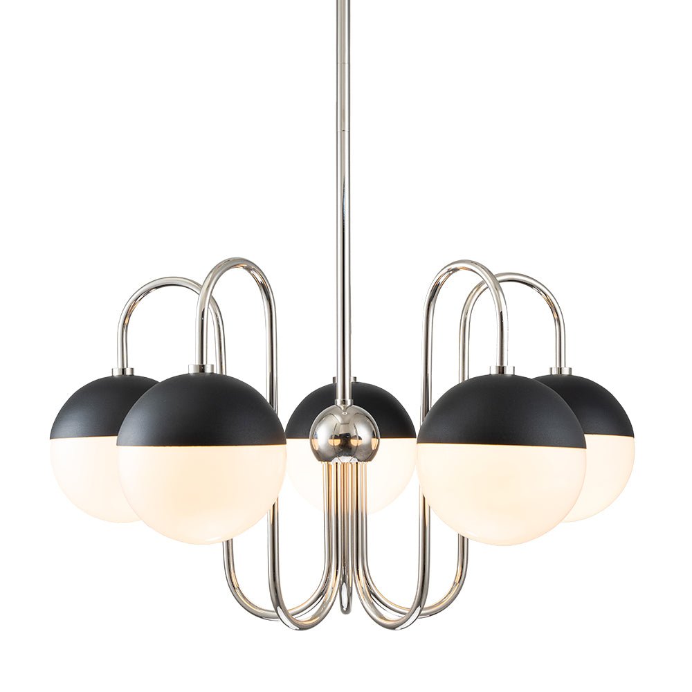 Varma Milky Modern Glass Chandelier