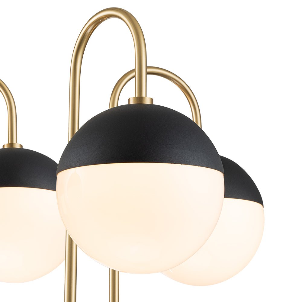 Varma Milky Modern Glass Chandelier