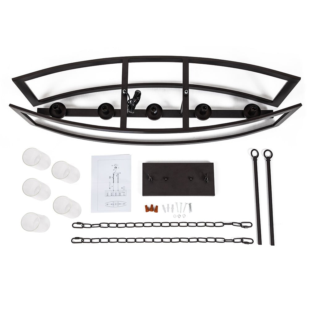 Astala Industrial Metal Chandelier