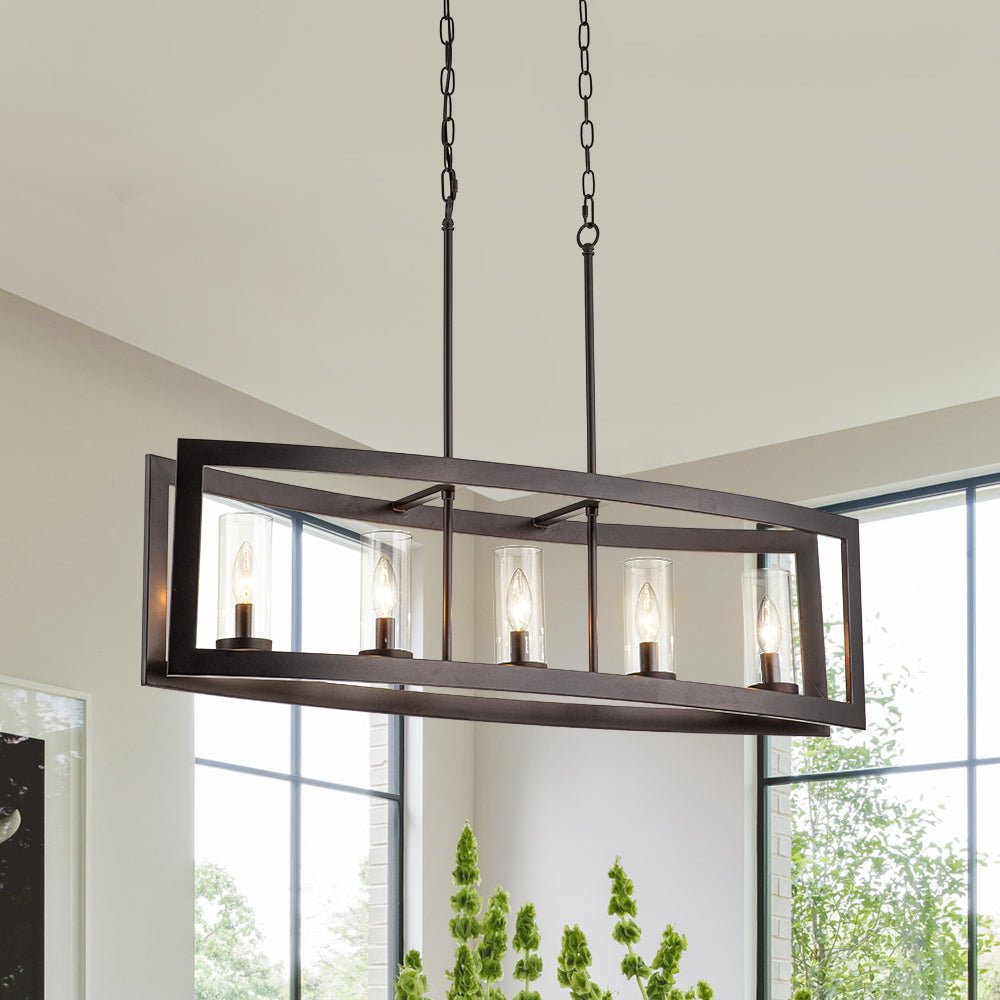 Astala Industrial Metal Chandelier