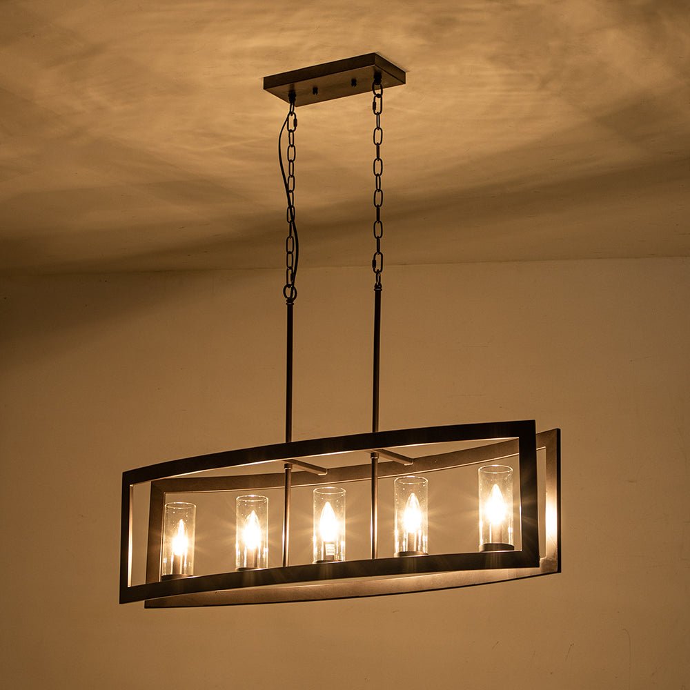 Astala Industrial Metal Chandelier