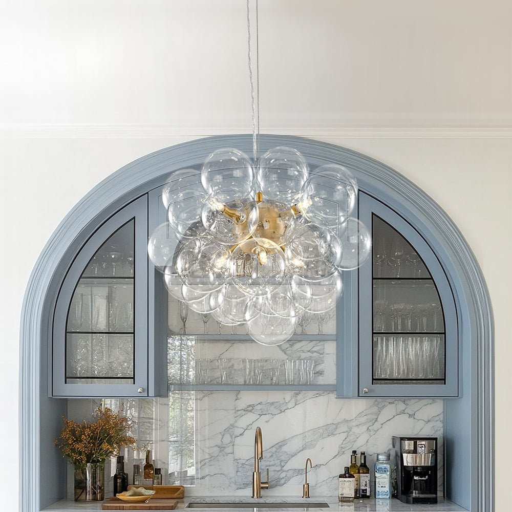 Fljotun Individual Creativity Glass Sphere Chandelier