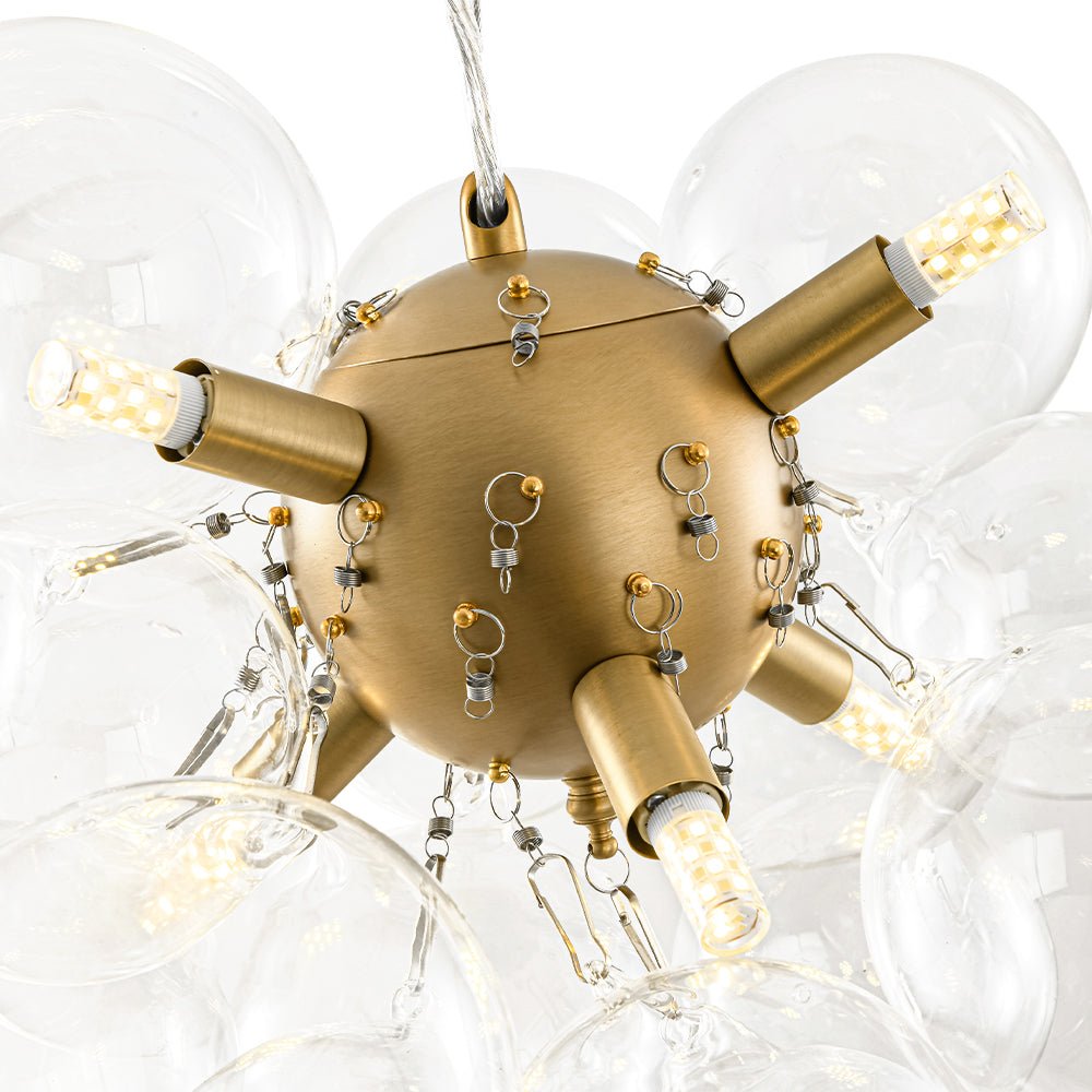 Fljotun Individual Creativity Glass Sphere Chandelier
