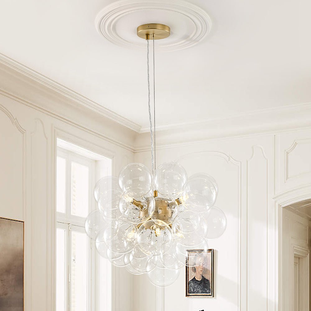 Fljotun Individual Creativity Glass Sphere Chandelier
