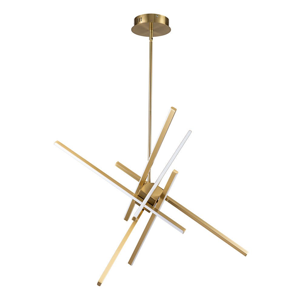 Tysta Minimalist Sputnik Metal Chandelier