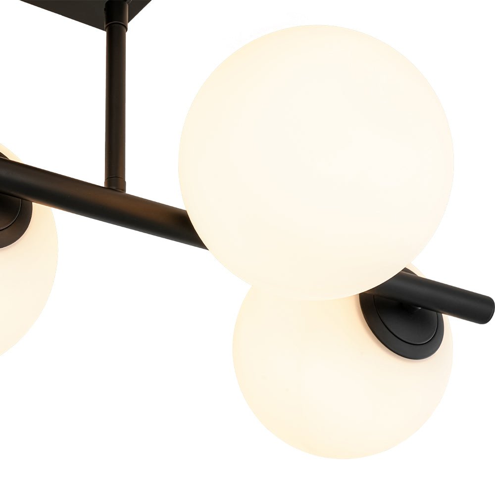 Fljotulix Linear Opal Glass Chandelier