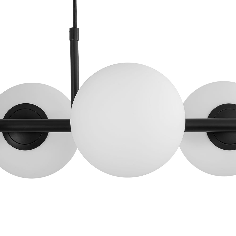 Fljotulix Linear Opal Glass Chandelier