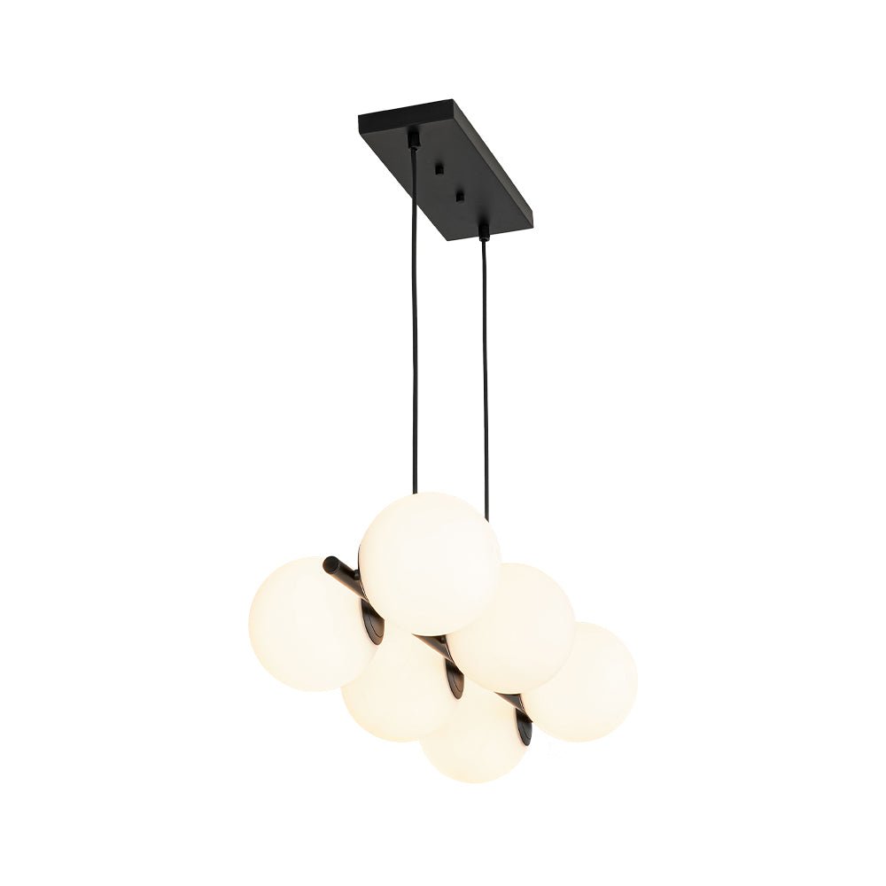 Fljotulix Linear Opal Glass Chandelier