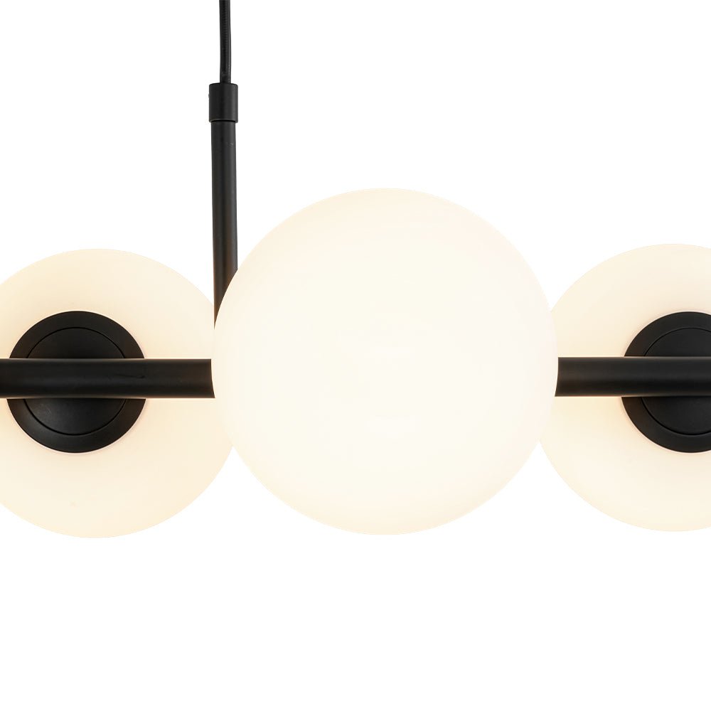 Fljotulix Linear Opal Glass Chandelier