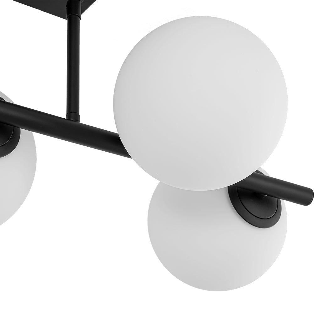 Fljotulix Linear Opal Glass Chandelier