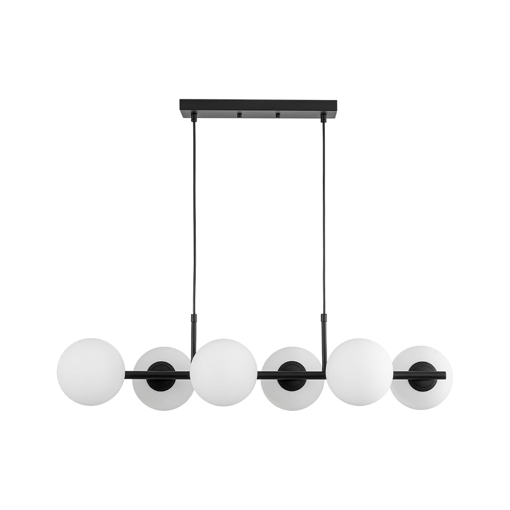 Fljotulix Linear Opal Glass Chandelier
