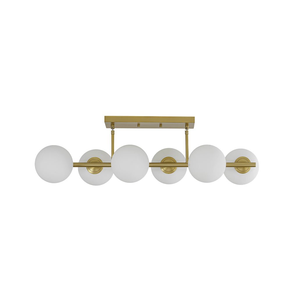 Fljotulix Linear Opal Glass Chandelier