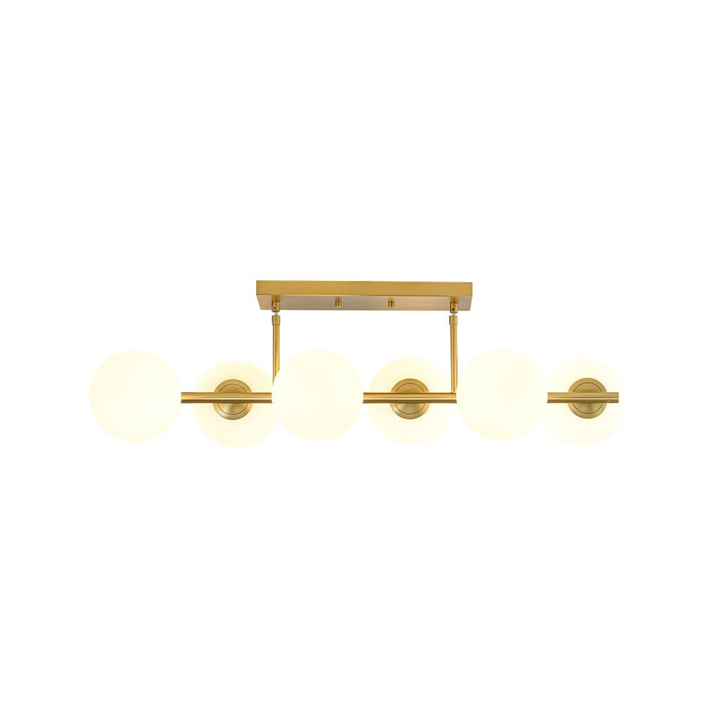 Fljotulix Linear Opal Glass Chandelier