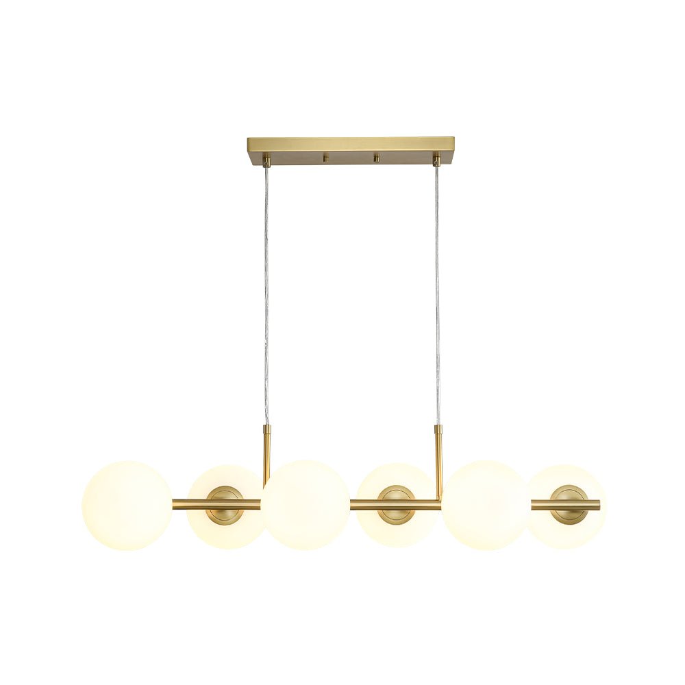 Fljotulix Linear Opal Glass Chandelier