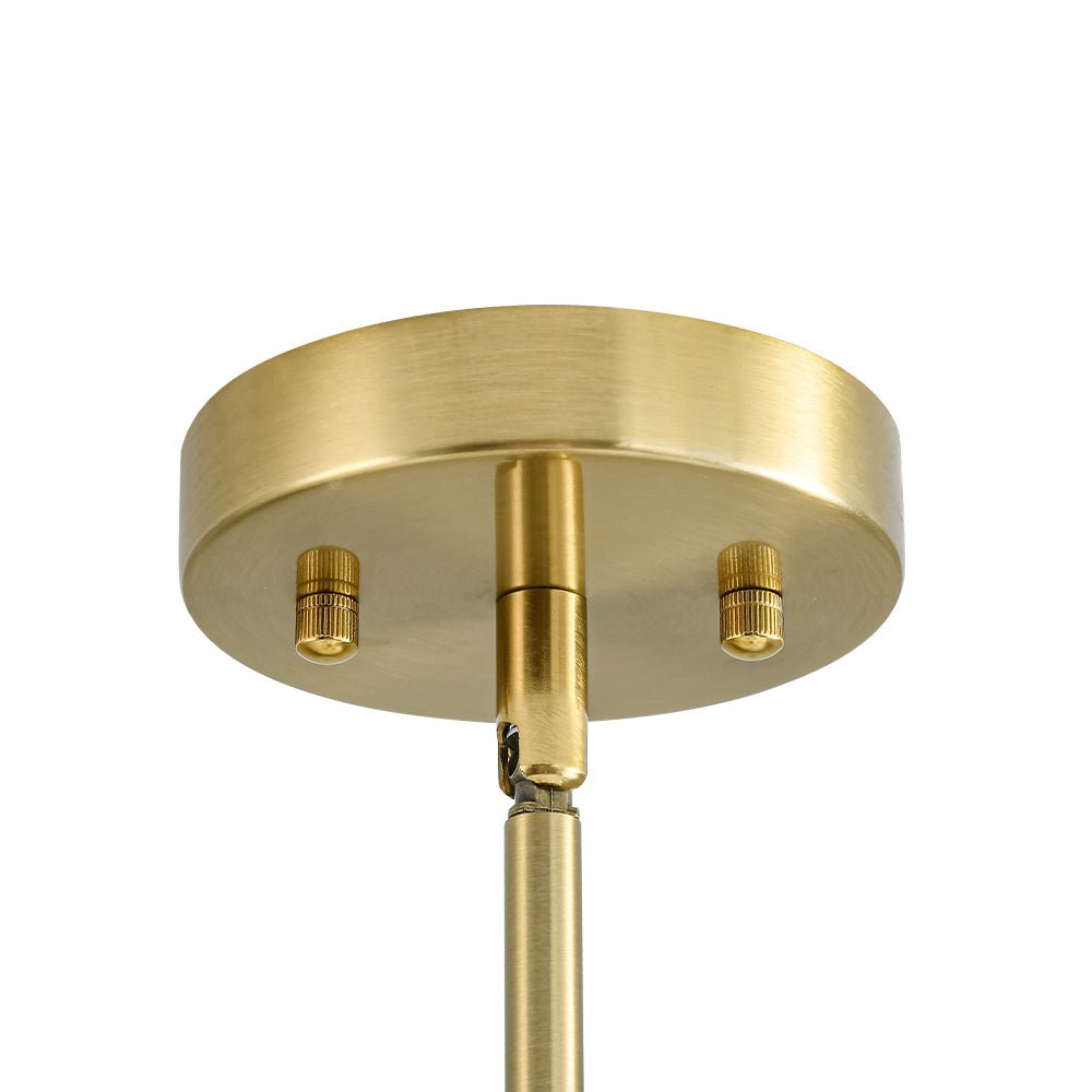 Silfur Modern Sputnik Opal Glass Chandelier