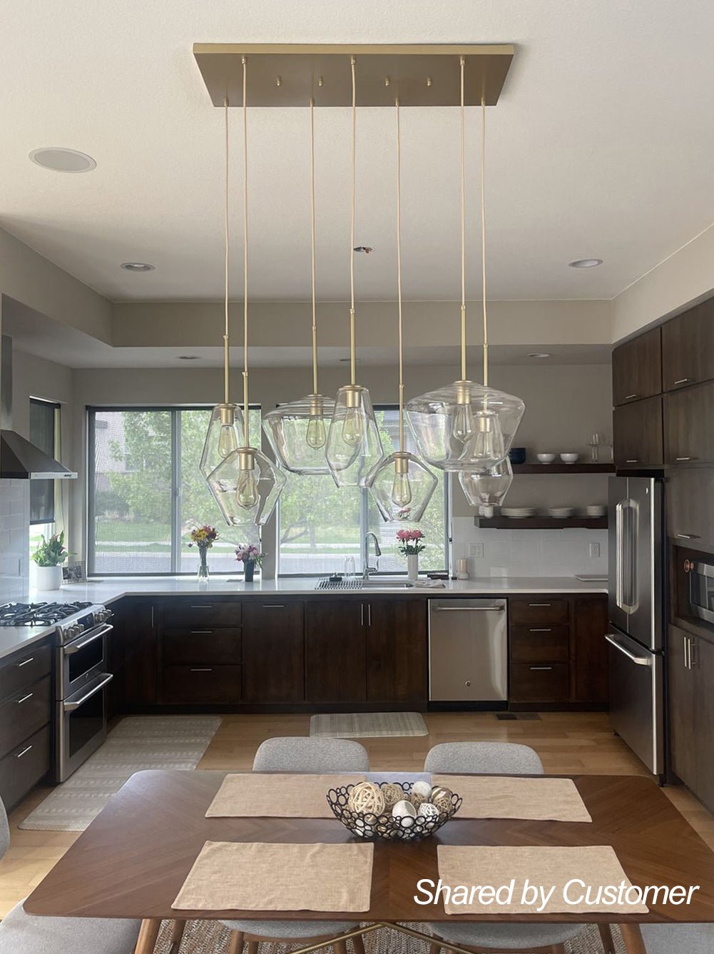 Loriva Modern Metal Glass Pendant Lighting