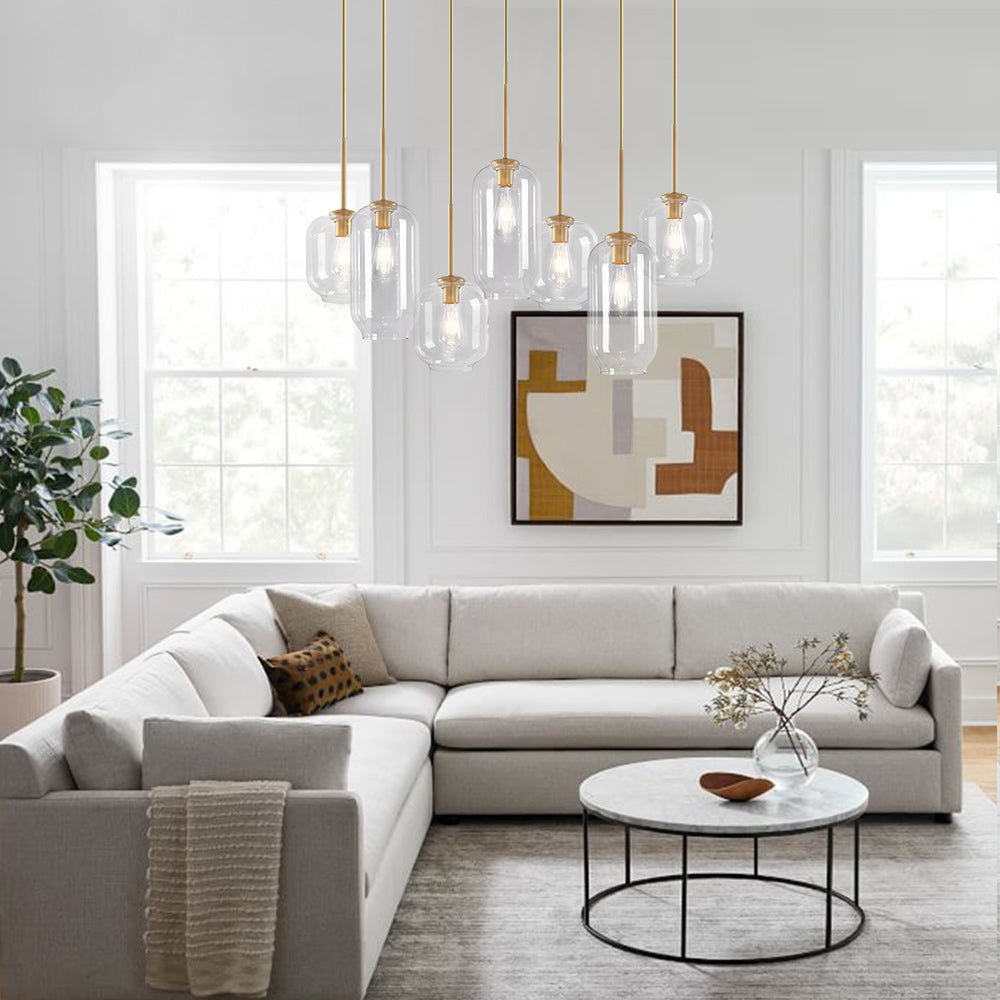 Dvalarli Minimalist Metal Pendant Chandelier